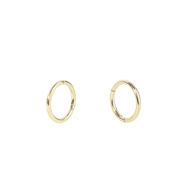 Svelto Infinite Hoop Earrings - 10 mm