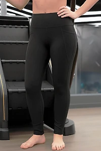 COZY BAMBOO-BLEND FLEECE LEGGING-Restocked