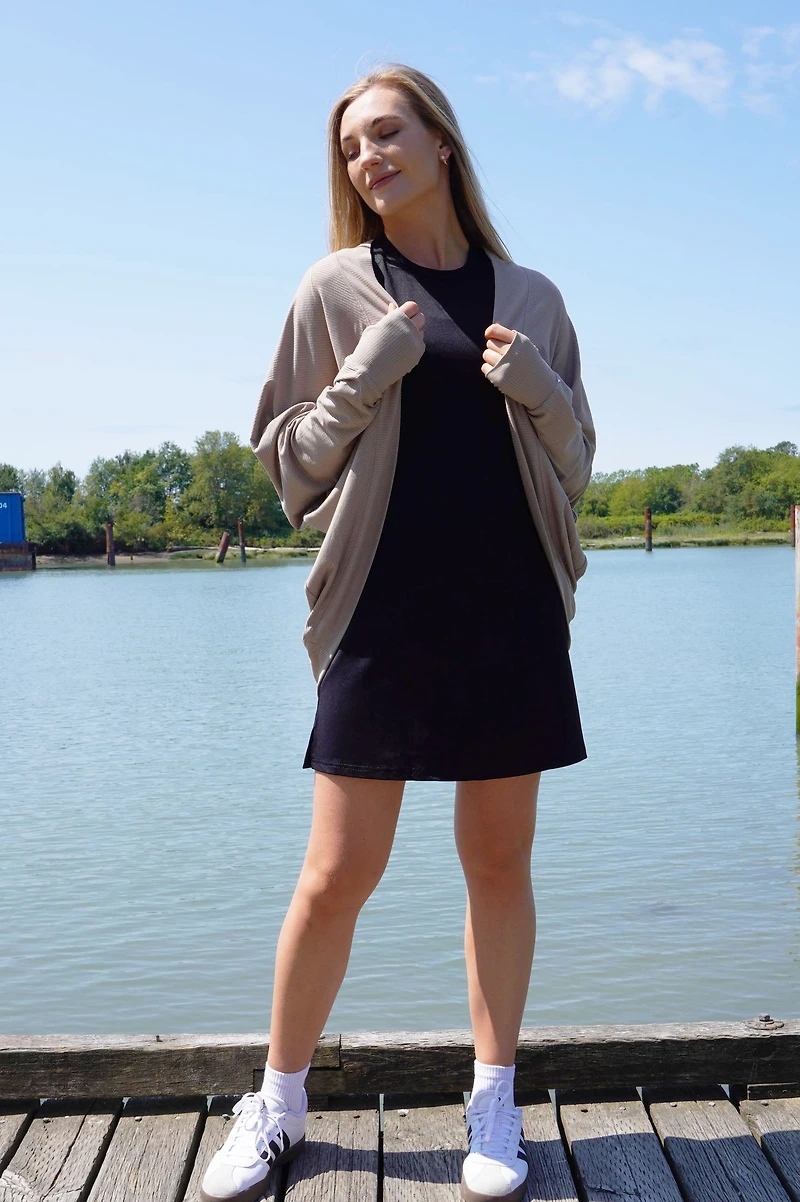 GRACE RIBBED CARDIGAN (Final Sale)