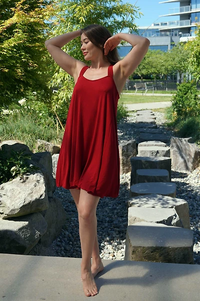 IRIS BAMBOO-BLEND DRESS
