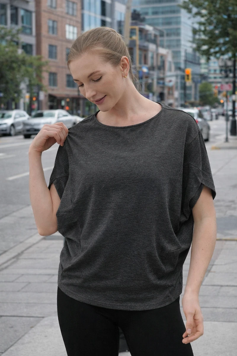 LUCIA BAMBOO-BLEND TOP (Reversible)