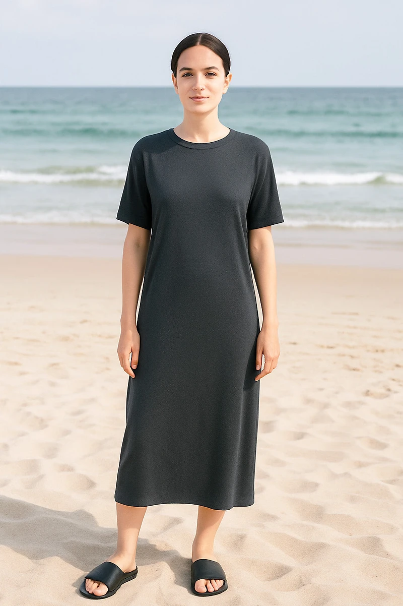 LUNA BAMBOO-BLEND DRESS