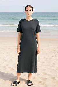 LUNA BAMBOO-BLEND DRESS