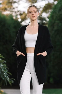 SAMANTHA OPEN KNIT CARDIGAN-Restocked