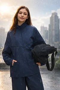 RAINSUN WATER-RESISTANT BOYFRIEND JACKET
