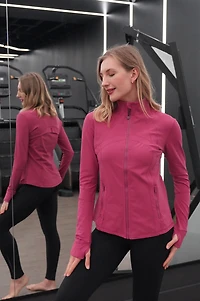 TALIA FLEECE-LINED SLIM FIT JACKET (Final Sale)
