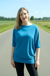 FANNIE BAMBOO-BLEND TOP
