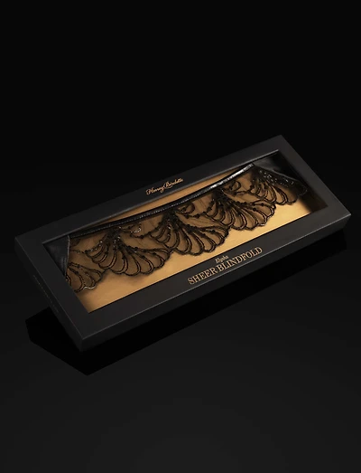 Black Sheer Lace Blindfold