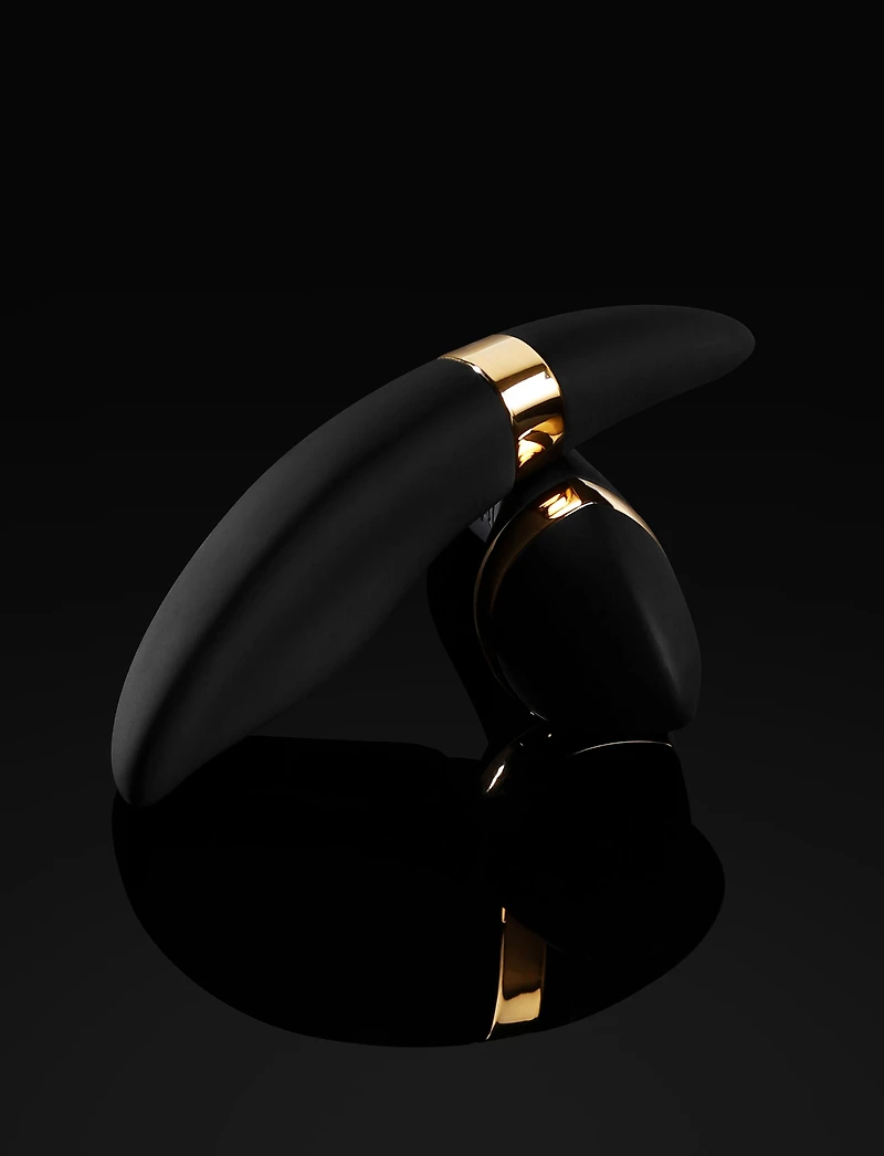 Perla Black Vibrating Thong