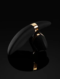 Perla Black Vibrating Thong