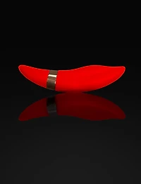 Perla Red Vibrating Thong