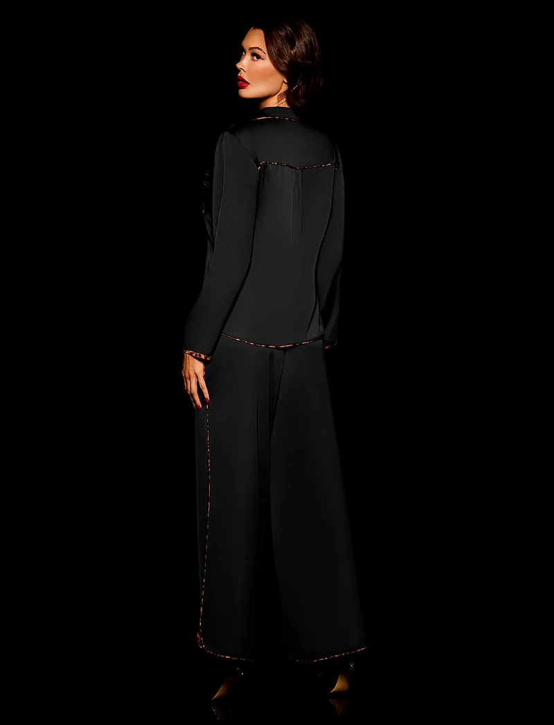 Harper Black Long Sleeve Top