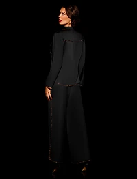 Harper Black Long Sleeve Top