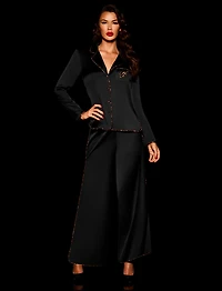 Harper Black Long Sleeve Top