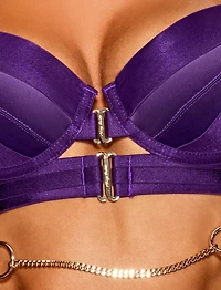 Kukuro Purple Bra & Bottom Lingerie Set