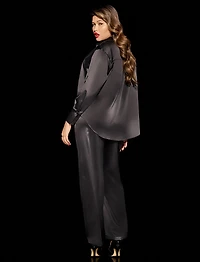 Lauren Black Long Sleeve Top