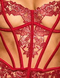 Rosaline Red Corset