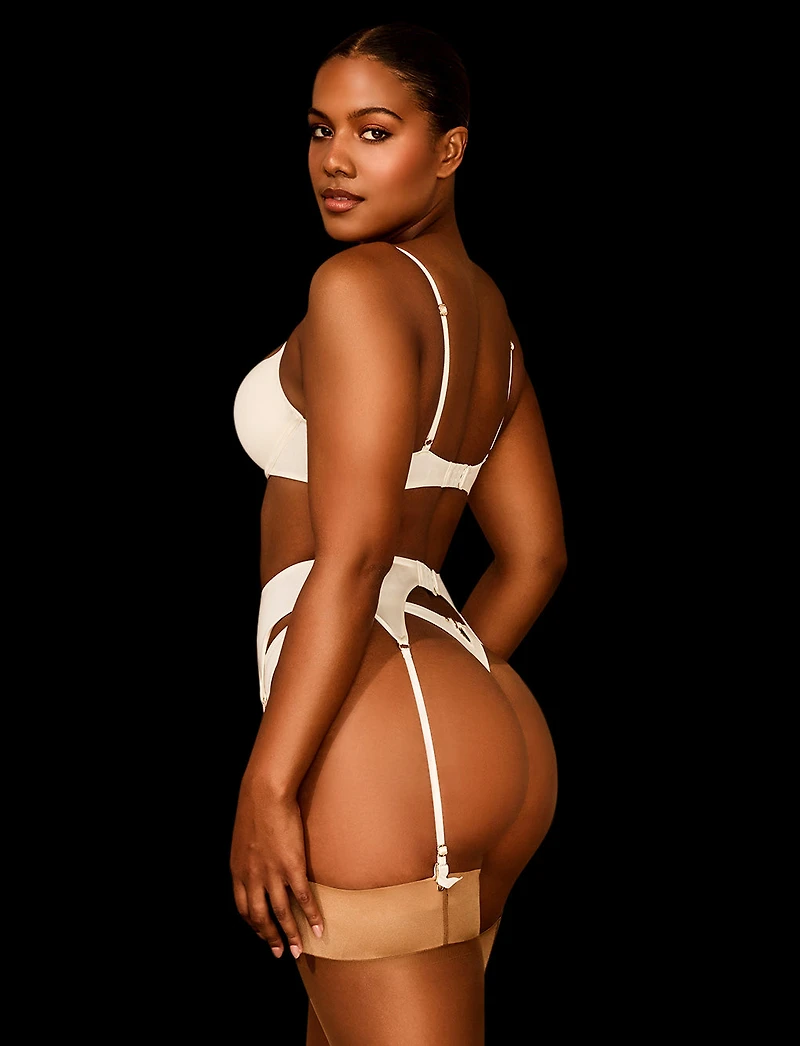 Everyday Smooths Ivory Garter Belt