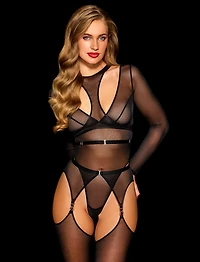 Sumi Black Lingerie Set
