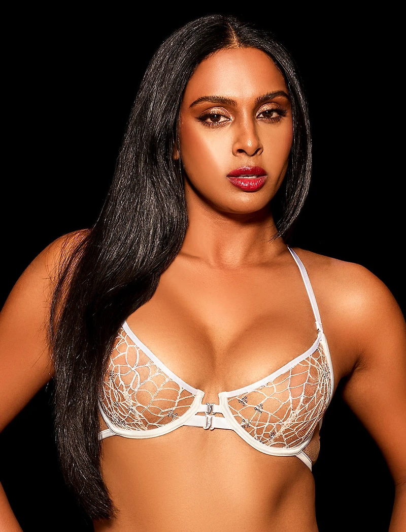 Sylvie Glow 3 Piece Lingerie Set