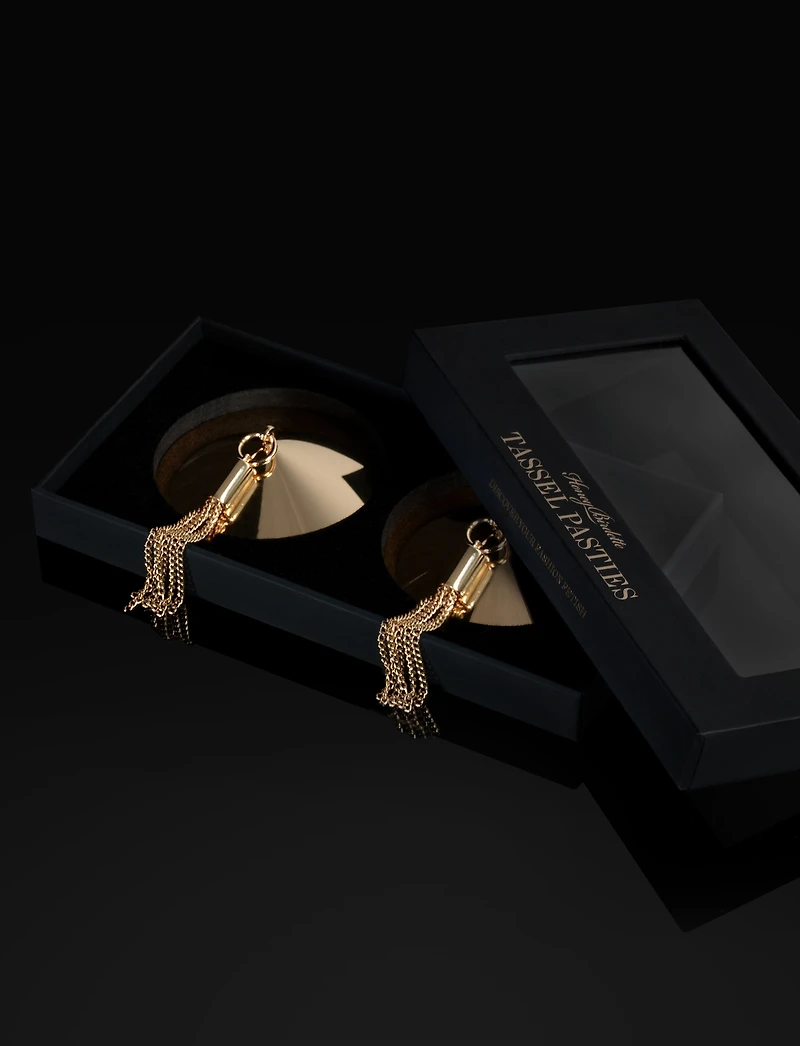Gold Nipple Tassels