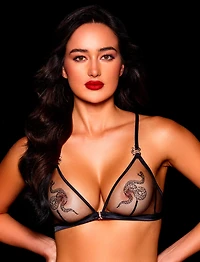 Viper Black Bralette