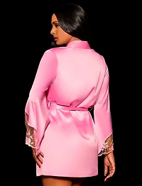 Whitney Sparkling Pink Robe