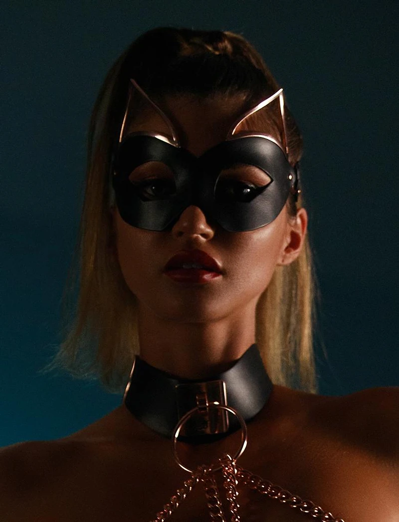 Rose Gold Fox Mask