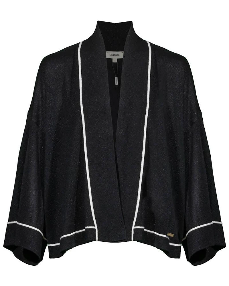 L'Agence Becker Knit Crop Kimono Cardigan