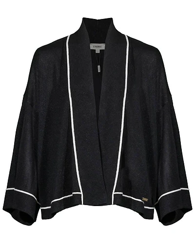 L'Agence Becker Knit Crop Kimono Cardigan
