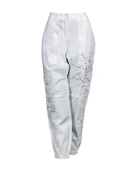 Cambio Karo Cargo Embroidered Pants