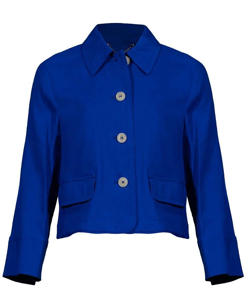 Marc Cain Light Linen Blend Short Jacket