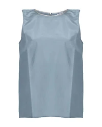 Tonet Sleeveless Cotton Silk Shell