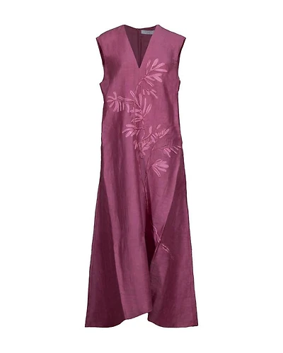 Tonet Floral Embroidery Sleeveless Maxi Dress