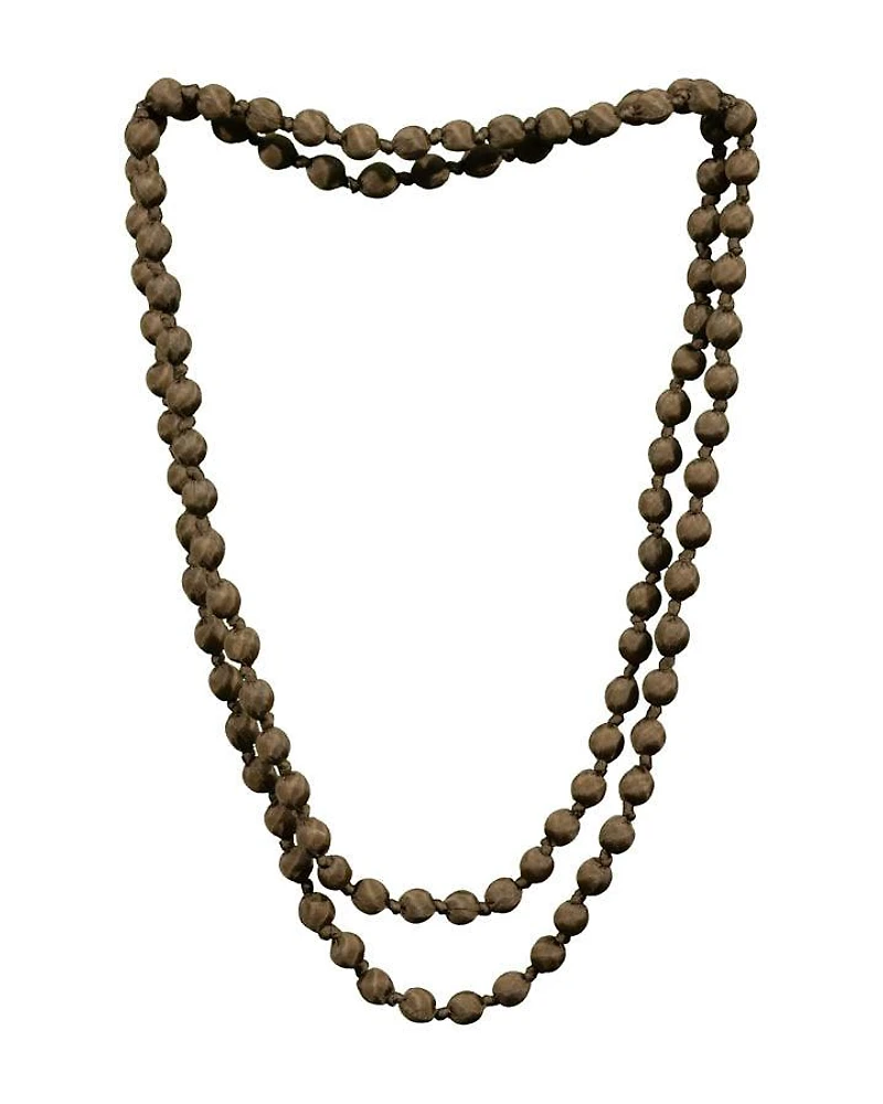 Hubert Gasser Bead Beige Necklace