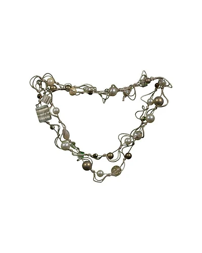 Hubert Gasser Long Bead Weave Necklace