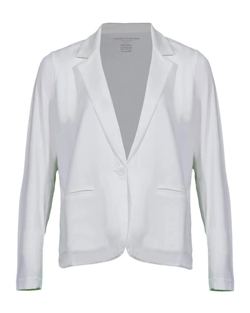 Majestic Filatures Soft Touch One Button Blazer