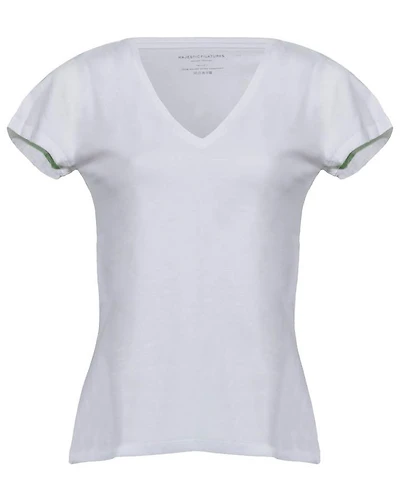 Majestic Filatures Deluxe Cotton V-Neck Tee