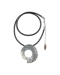 Karyn Chopik Circle of Life Sterling Silver Pendant Necklace