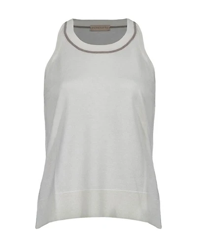 Purotatto Silk Cashmere Knit Tank Top