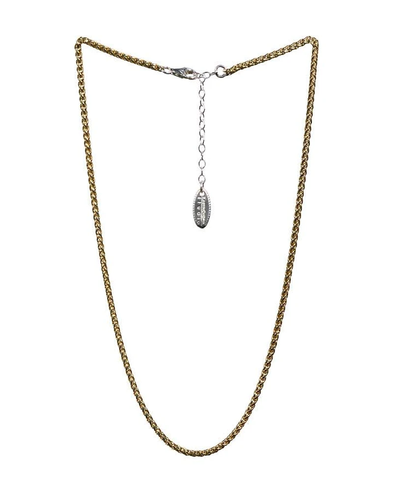 Karyn Chopik Gold Plated Braid Rope Chain
