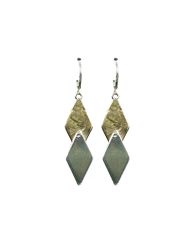 Karyn Chopik Double Diamond Earrings