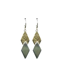 Karyn Chopik Double Diamond Earrings