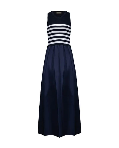 Purotatto Mix Media Maxi Dress