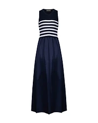 Purotatto Mix Media Maxi Dress