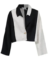 Luukaa Unity Two Tone Cropped Jacket