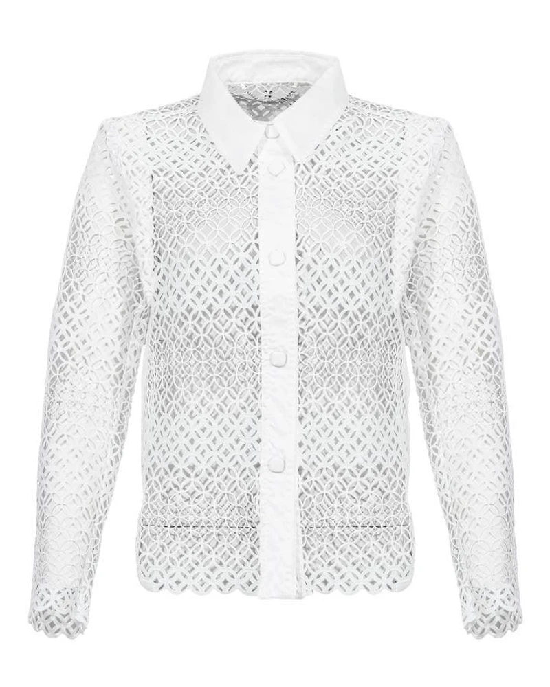 Marc Cain Crochet Lace Blouse