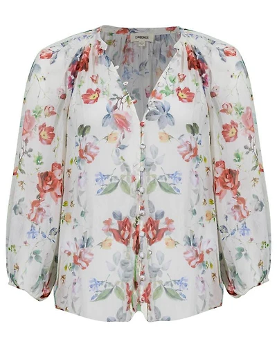 L'Agence Teagan Floral Blouse