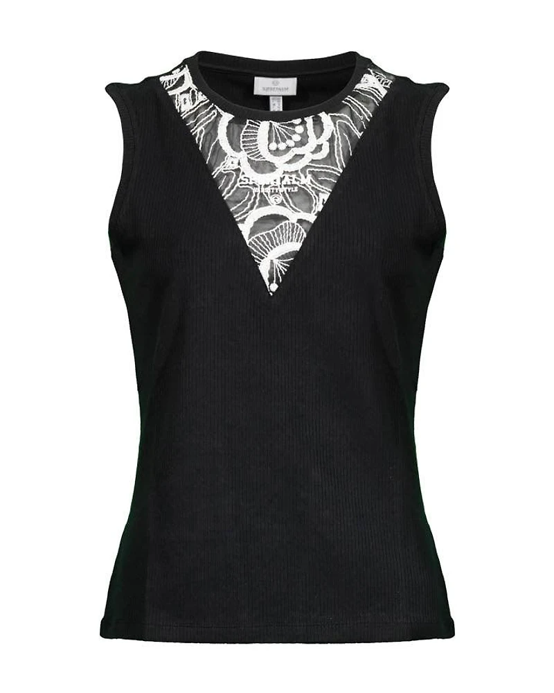 Sportalm Bente Lace Detail Tank Top