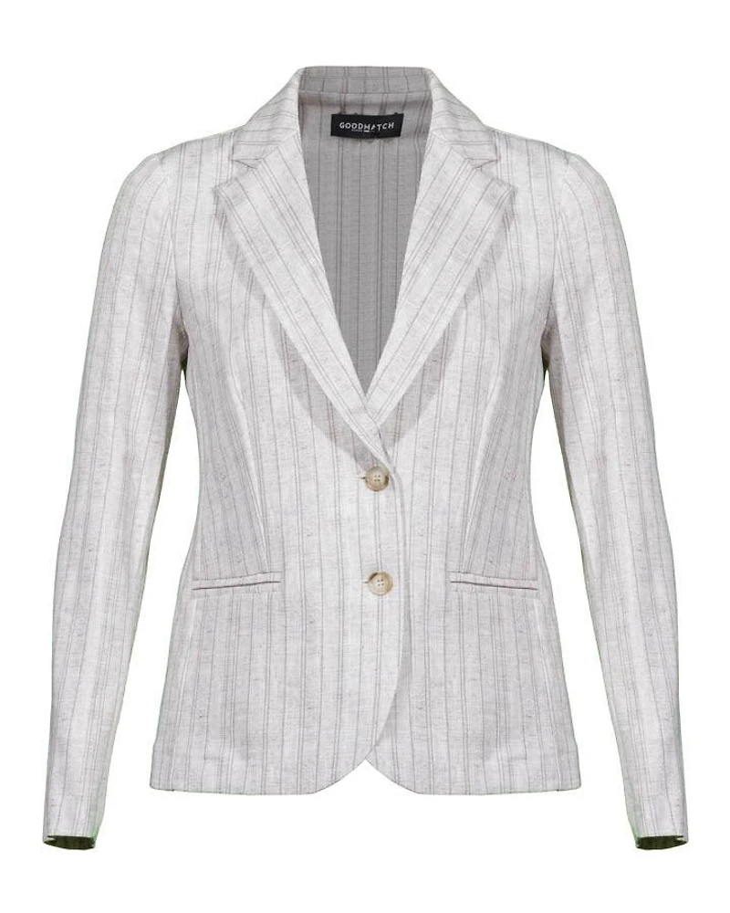 Good Match Two Button Pinstripe Blazer